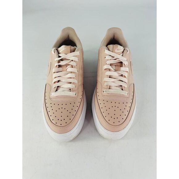 Nike Court Vision Alta Women's Shoes US 10 Tan/Pink Platform Sneakers - Picture 4 of 13